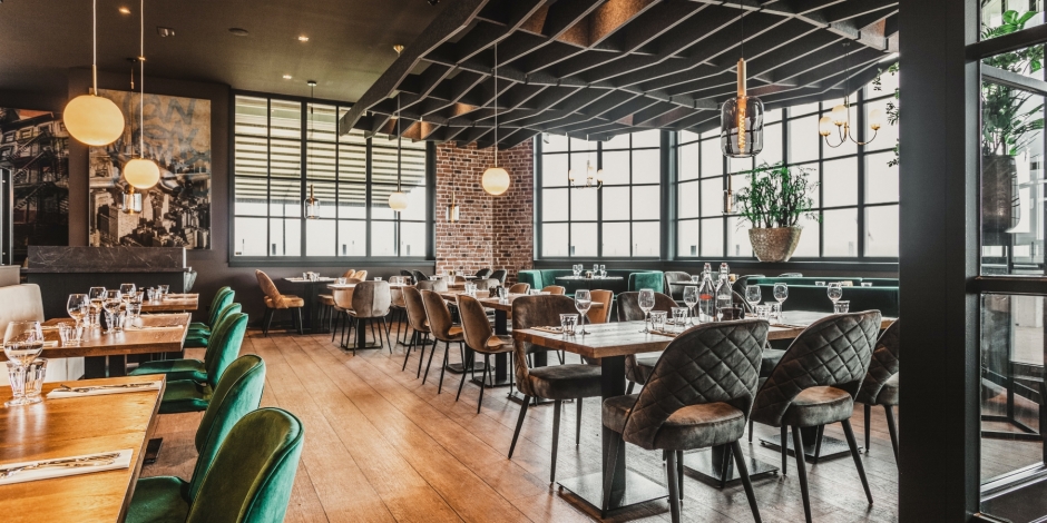 American Italian Restaurant, Lounge & Bar op een unieke locatie